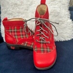 Algeria plaid boots